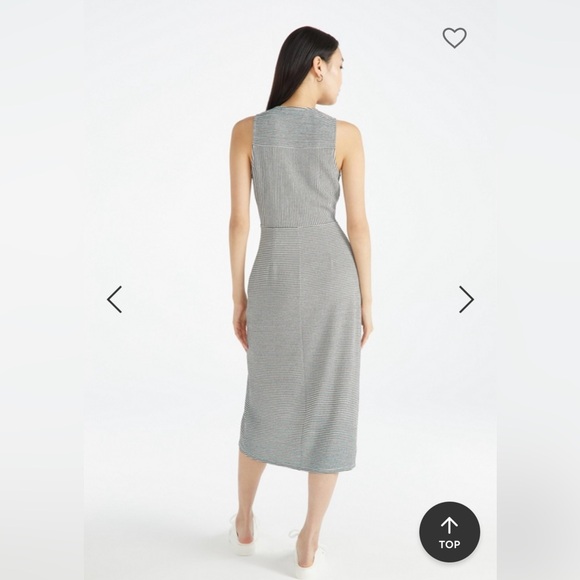 🆕 Stripe Ruched Shirt Dress - Picture 2 of 6